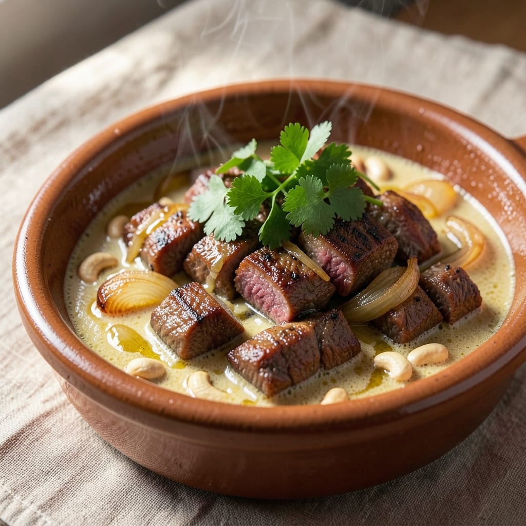 Authentic Beef Korma Recipe: Creamy Coconut-Cashew Velvety Richness