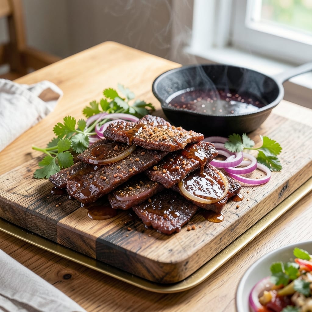 BBQ Ground Beef Jerky Recipe: Spice-Packed Crunch in 3 Hours