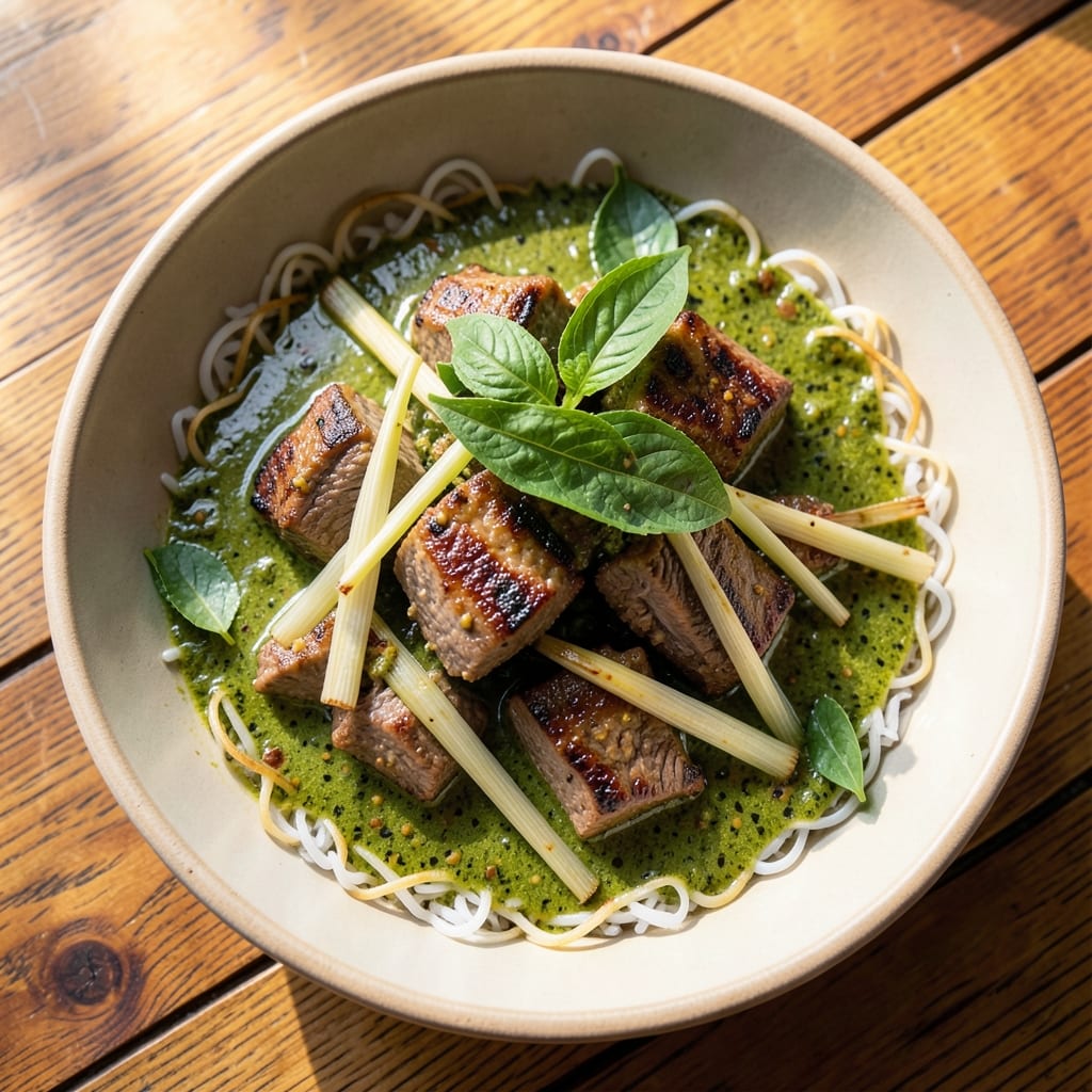 Authentic Thai Green Beef Curry Recipe: Herbal Heat and Coconut Cream Balance