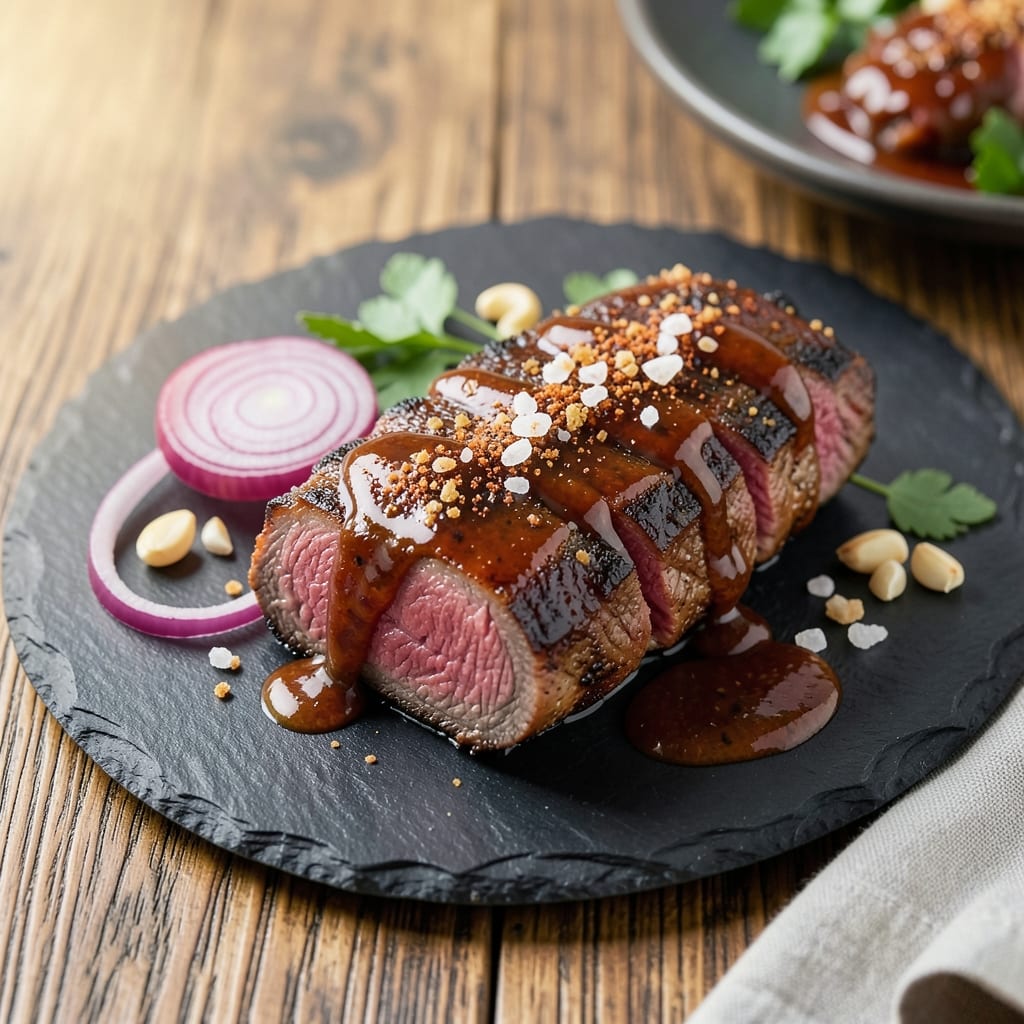 BBQ Beef Fillet Recipe: Smoky-Grilled Crust with Buttery Tenderness Inside