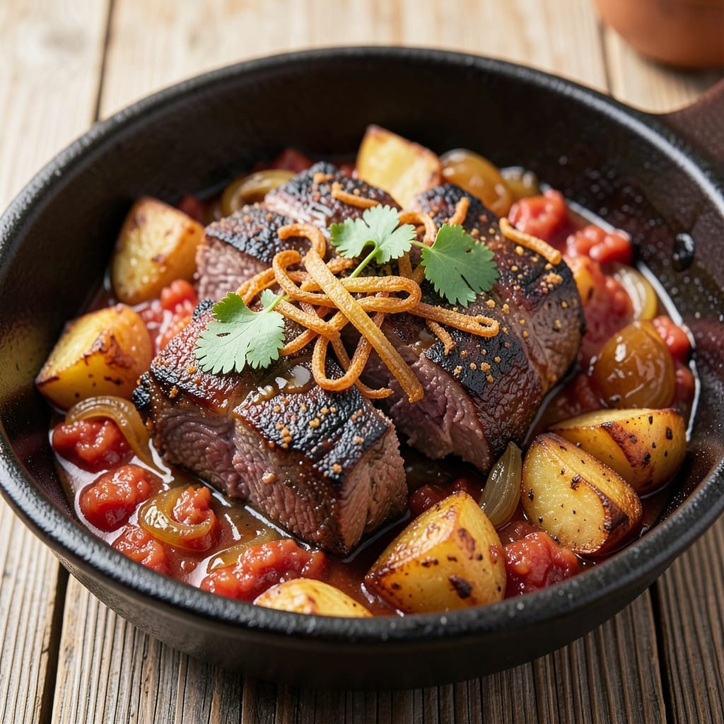 Beef Afritada Recipe Mama Sita: Tomato-Braised Beef with Silky Eggs and Potatoes