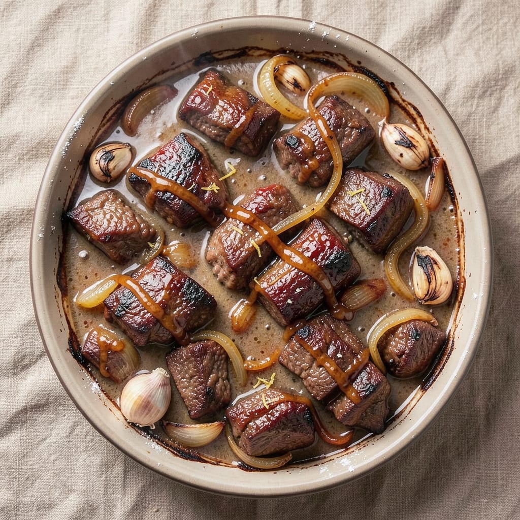 BBQ Beef Casserole Recipe: Slow-Braised Smokiness With Caramelized Onion Crunch