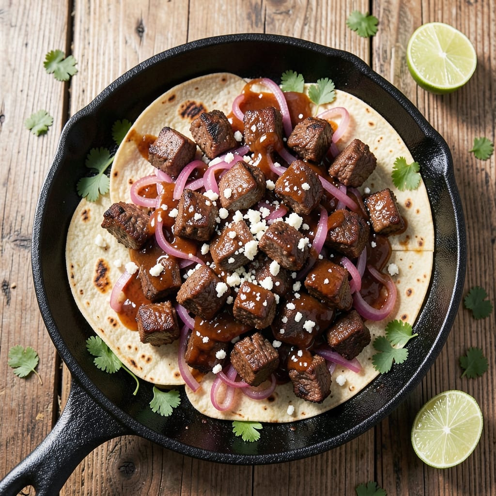 BBQ Beef Tacos Recipe: Smoky Cumin-Crusted Bites with Zesty Lime Twist