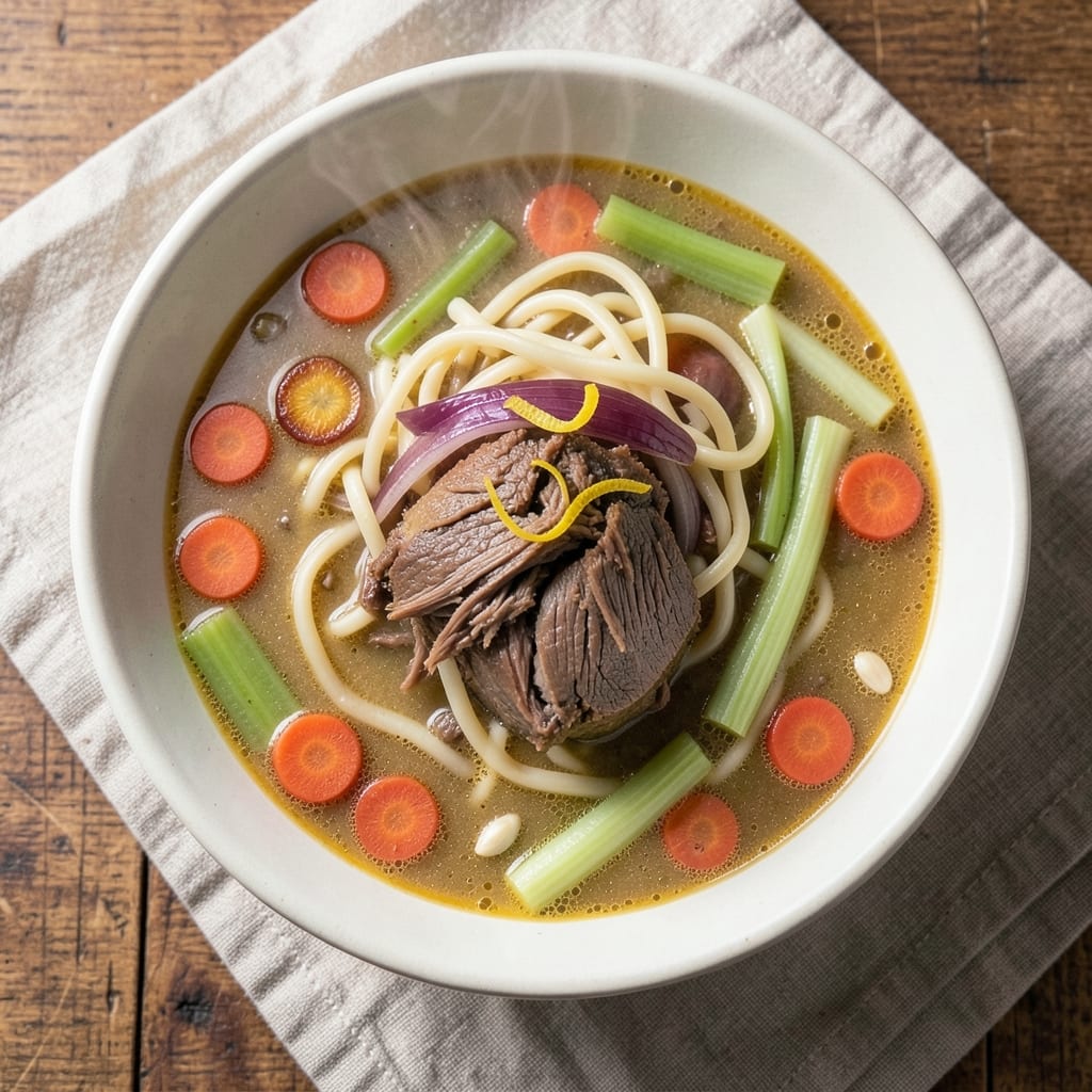 Beef Alphabet Soup Recipe: Homestyle Warmth With Noodle Fun