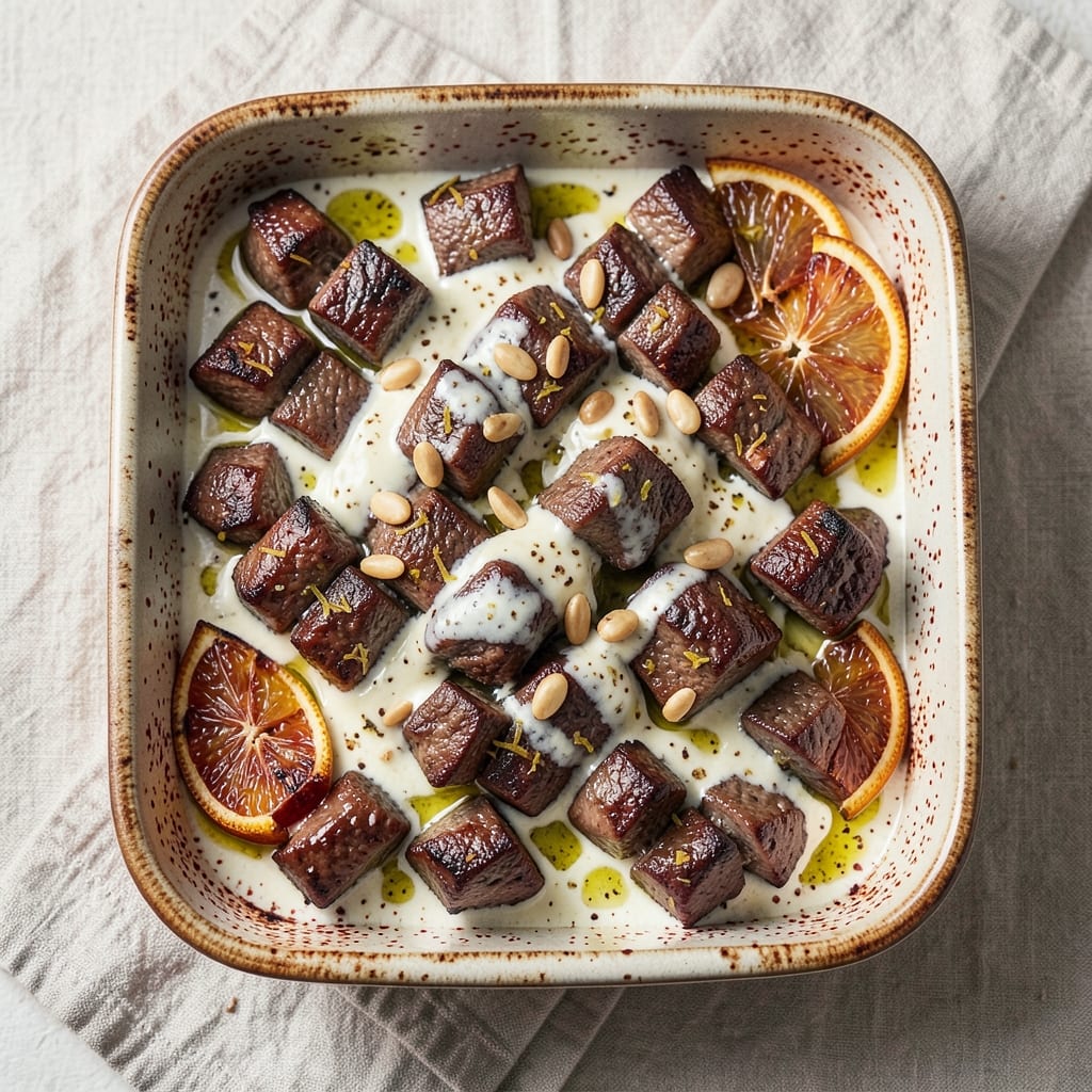 Baked Beef Kebabs Recipe: Slow-Braised Tender Bites with Charred Crust
