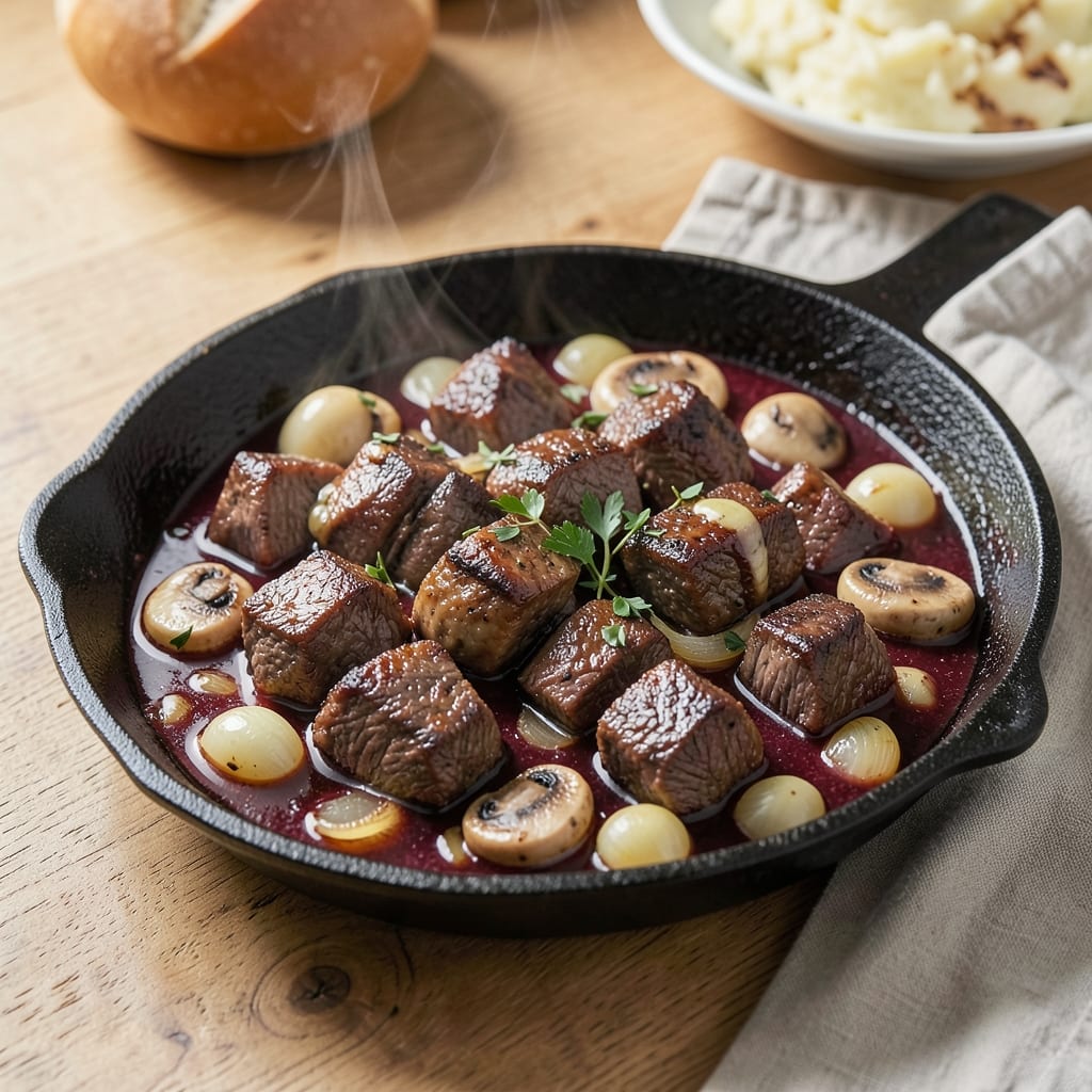 Anne Burrell's Beef Bourguignon Recipe: Slow-Braised Wine and Mushroom Masterpiece