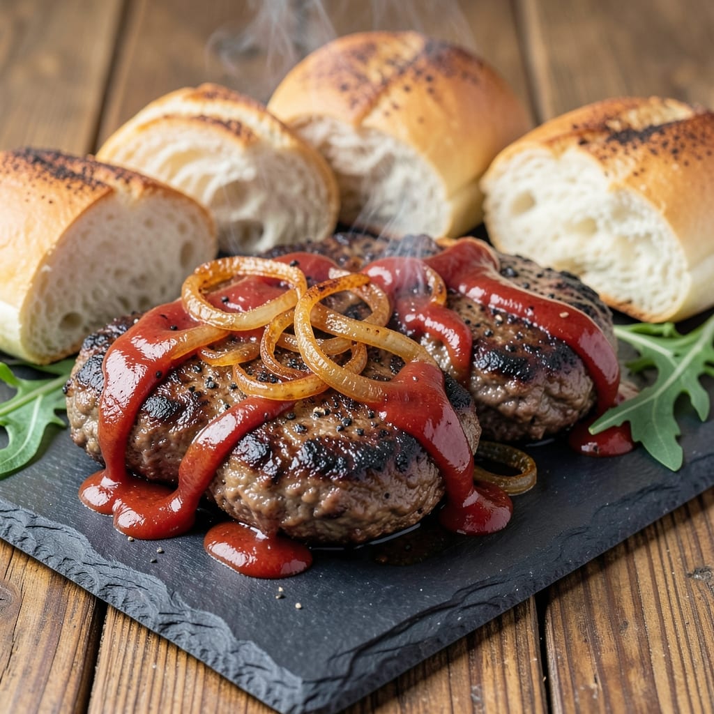 Barbecue Beef Patties Recipe: Grilled Smokiness With Umami-Infused Centers