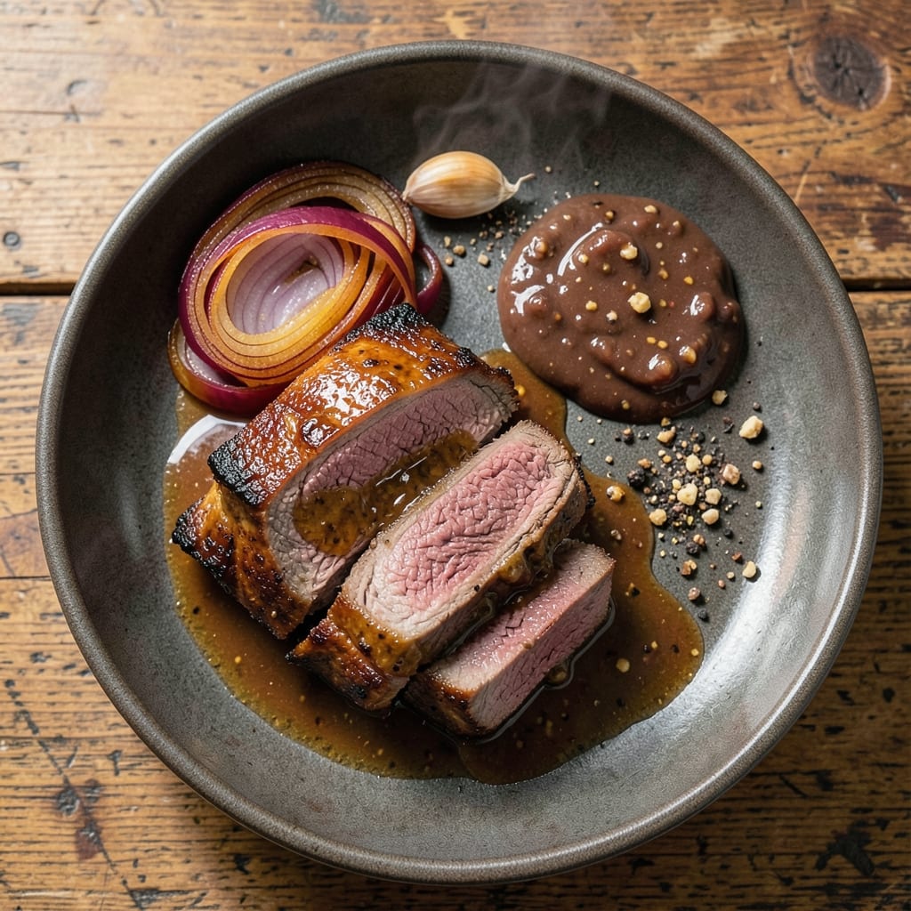 Beef Knuckle Steak Recipe: Marbled Fat-Cured Tenderness in One Pot