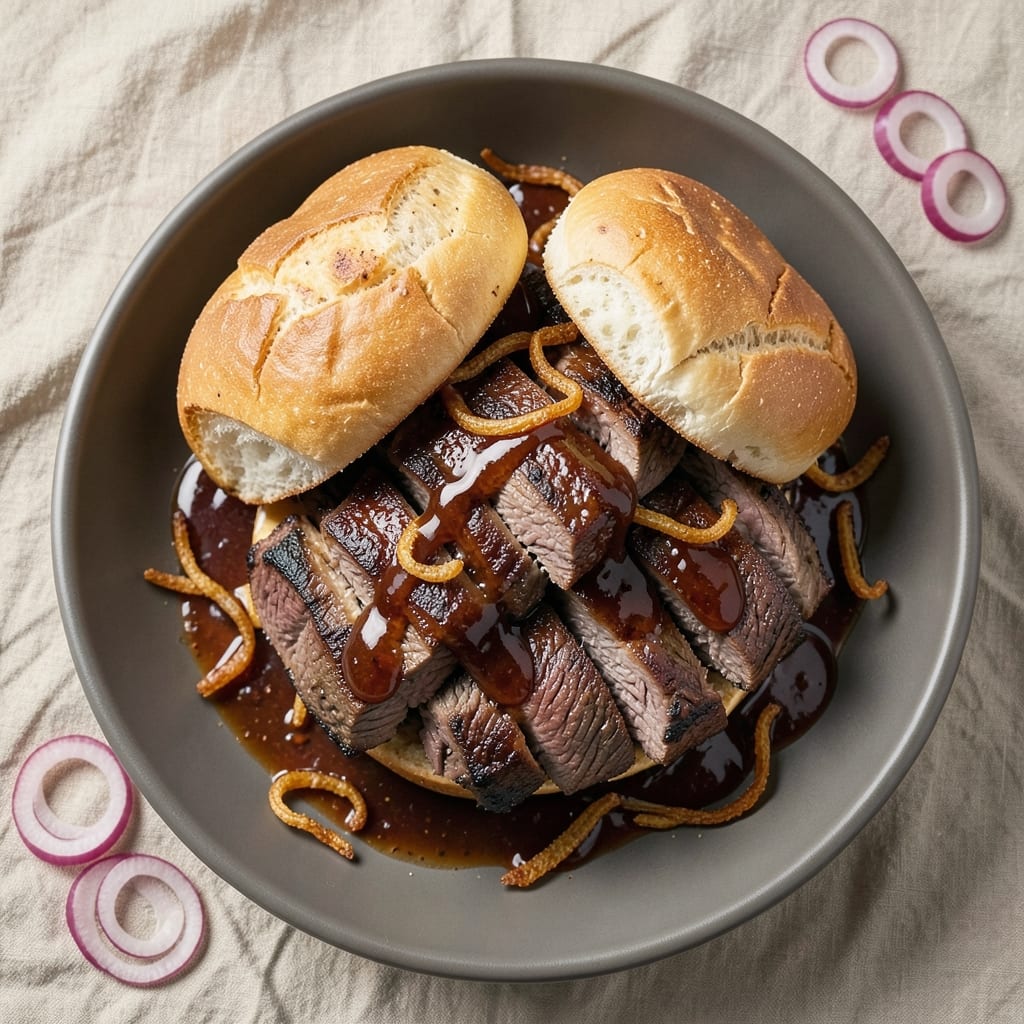 BBQ Beef on a Bun Recipe Slow Cooker: Smoky-Sweet Shreds Ready in One Pot