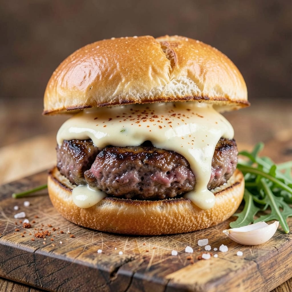 Amazing Beef Burger Recipe: Charred Crust and Juicy Secret Sauce