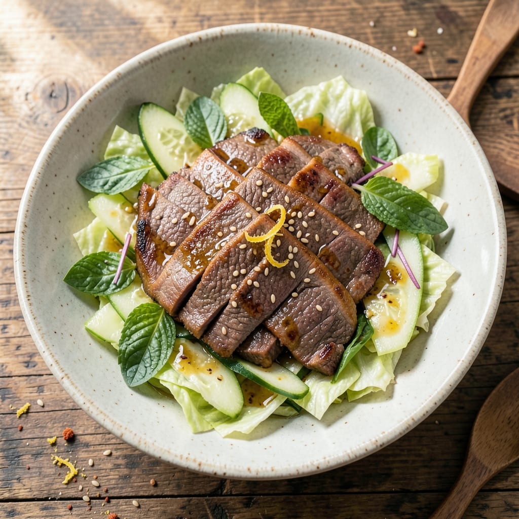 Authentic Vietnamese Beef Salad Recipe: Fresh Herb Crunch with Tangy Lime Dressing