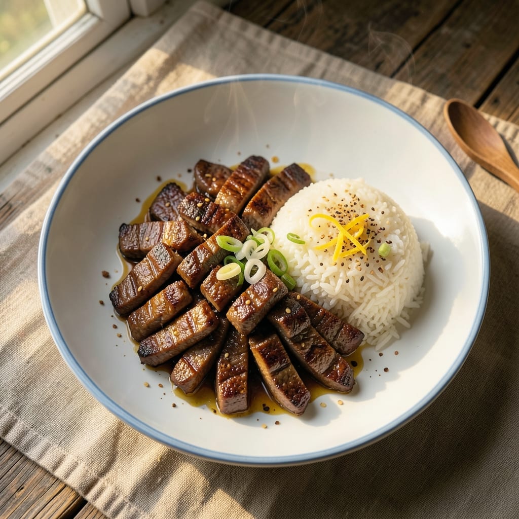 Asian Beef Tips and Rice Recipe: Wok-Seared Savory Crunch with Fragrant Jasmine Rice