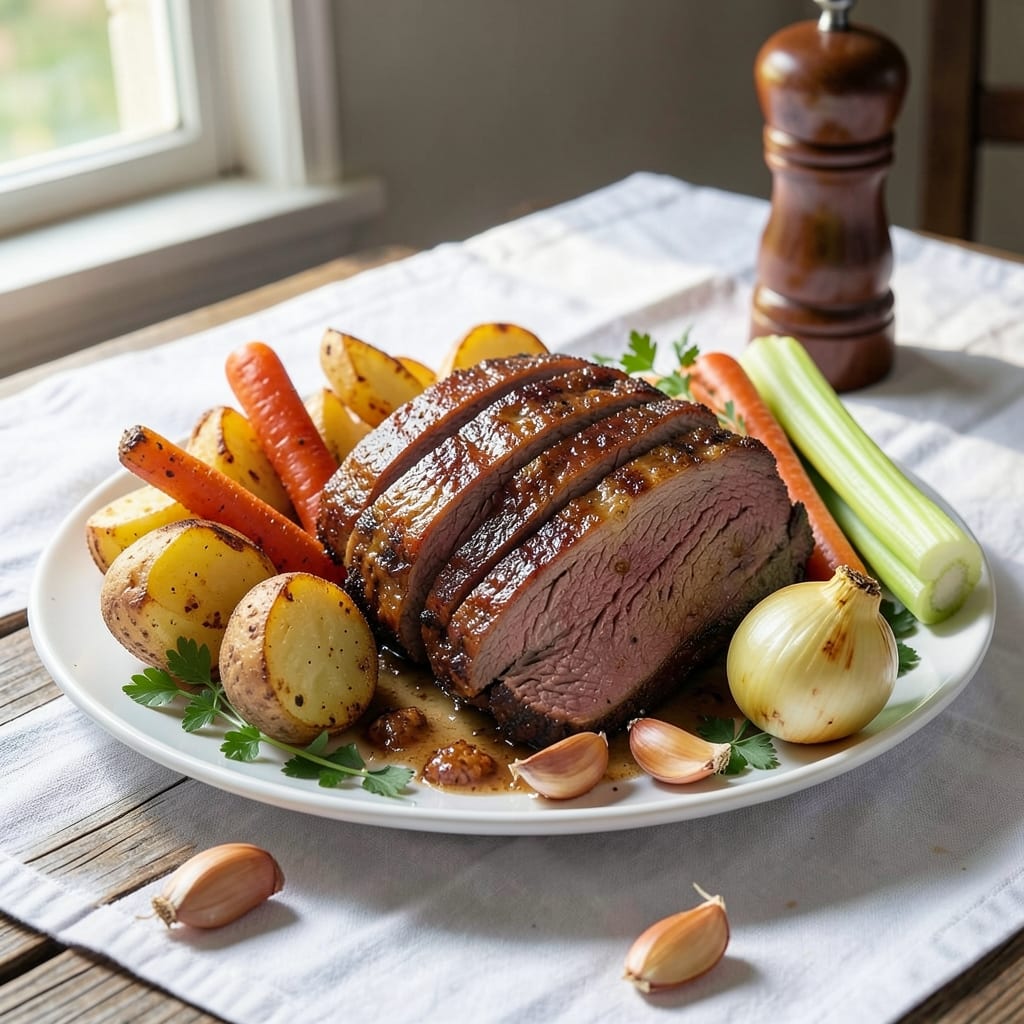 Aldi Corned Beef Brisket Recipe: Slow-Braised Spice Bomb With Crispy Potato Topping