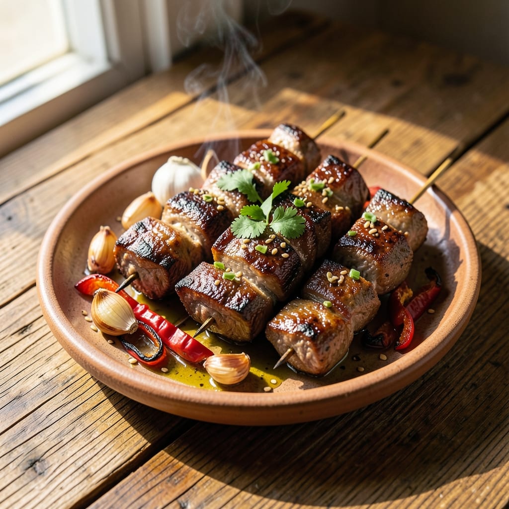 Armenian Beef Kabob Recipe: Charred Spice Crust and Tender Core Magic