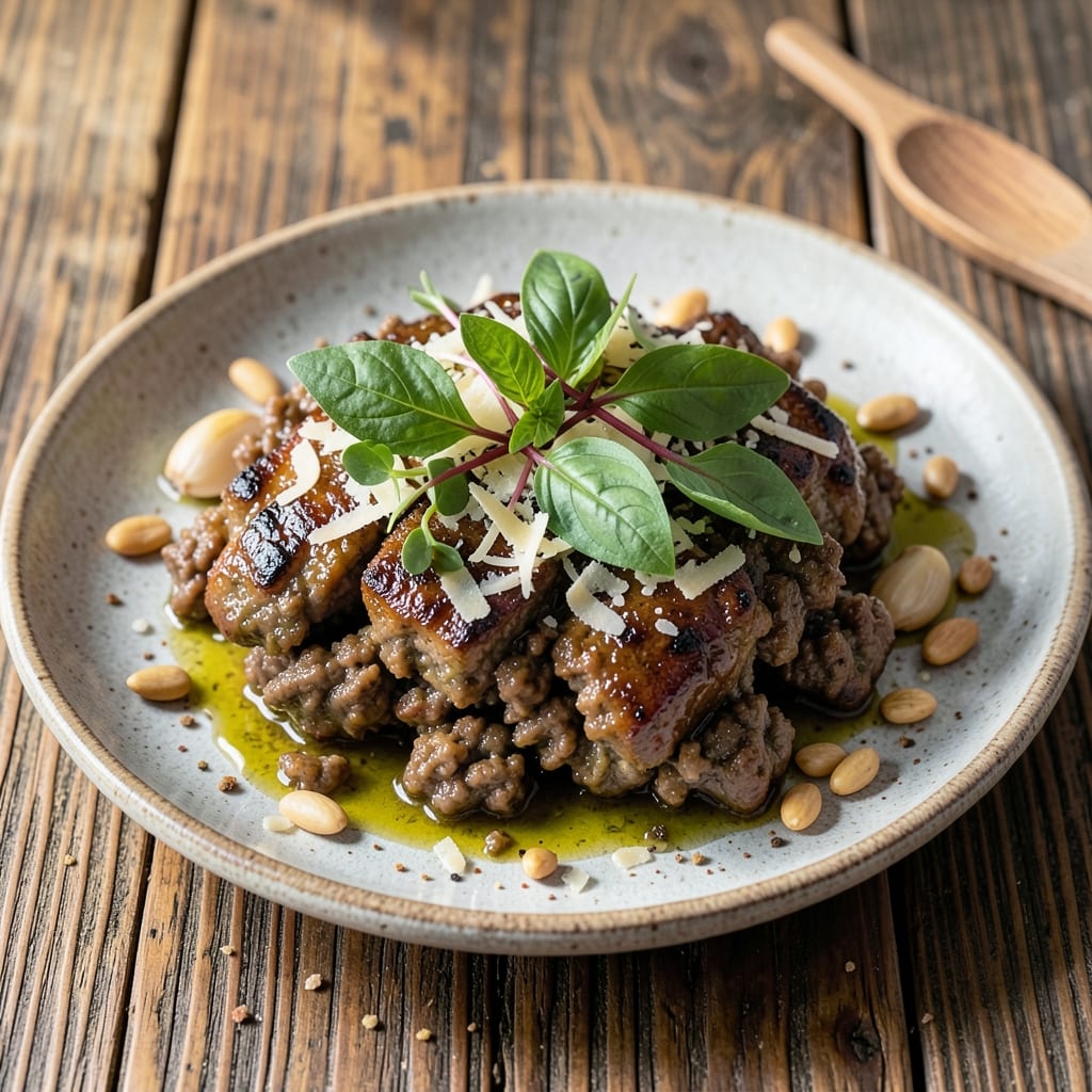 Ground Beef Pesto Recipe: Basil-Infused Meatballs in 25 Minutes