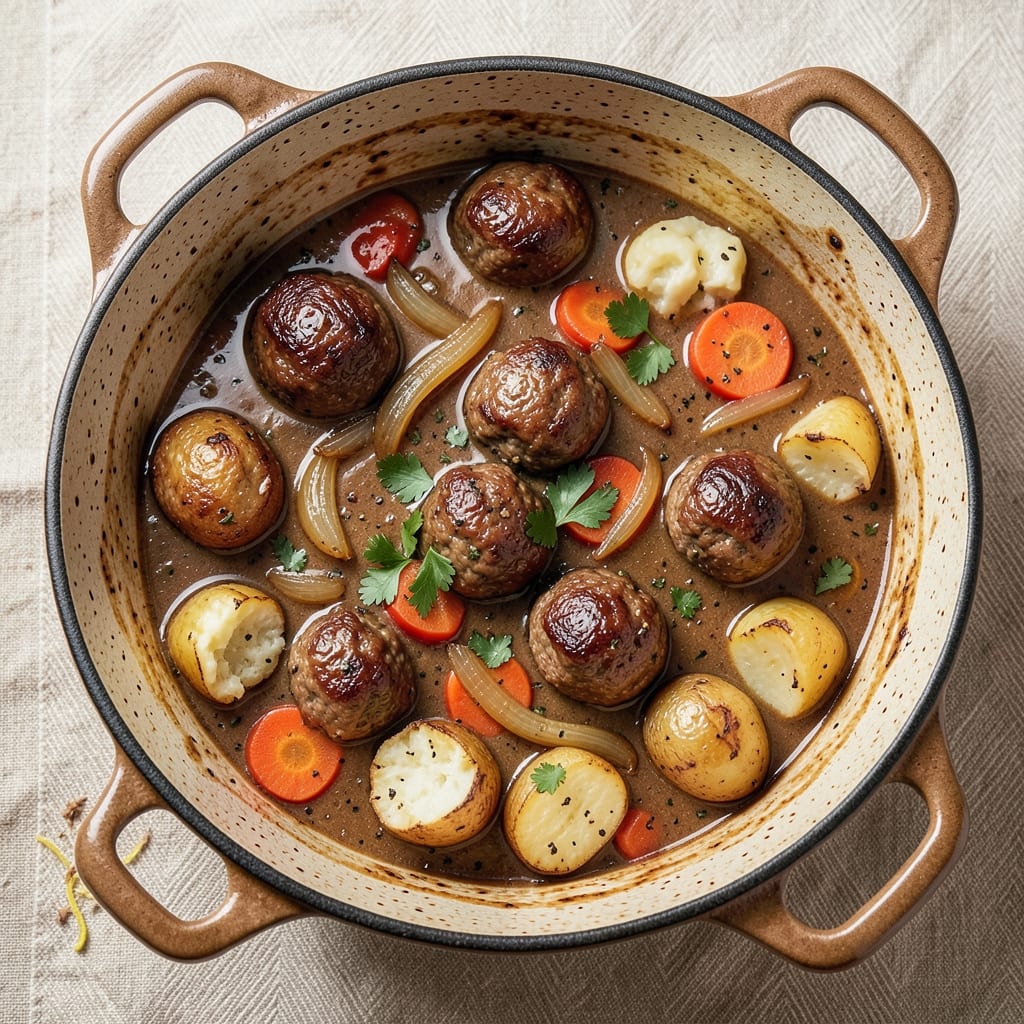 Ball Beef Stew Recipe: Slow-Simmered Richness With Caramelized Root Vegetables