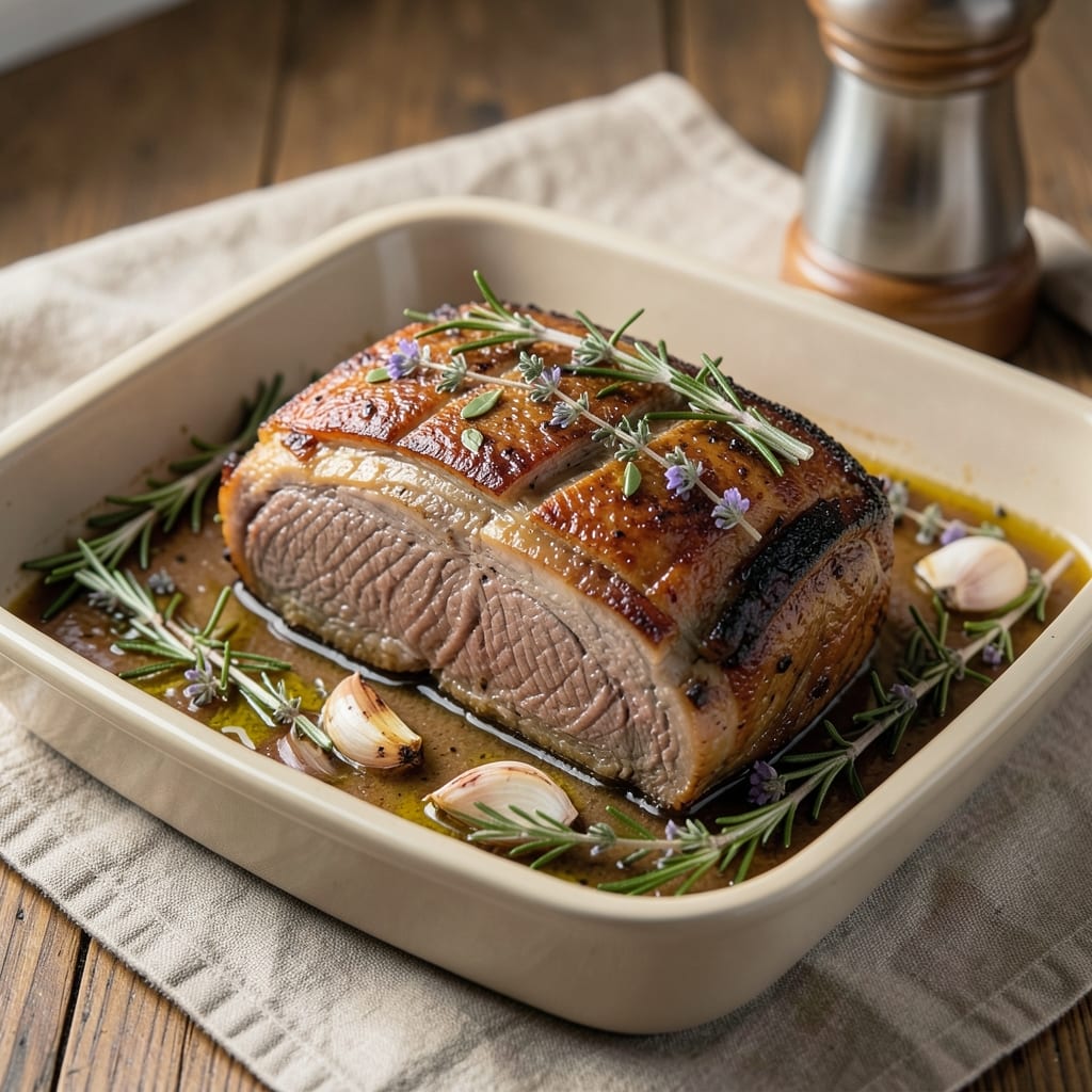 Baked Beef Recipe: Slow-Roasted Crust with Juicy, Herbed Core