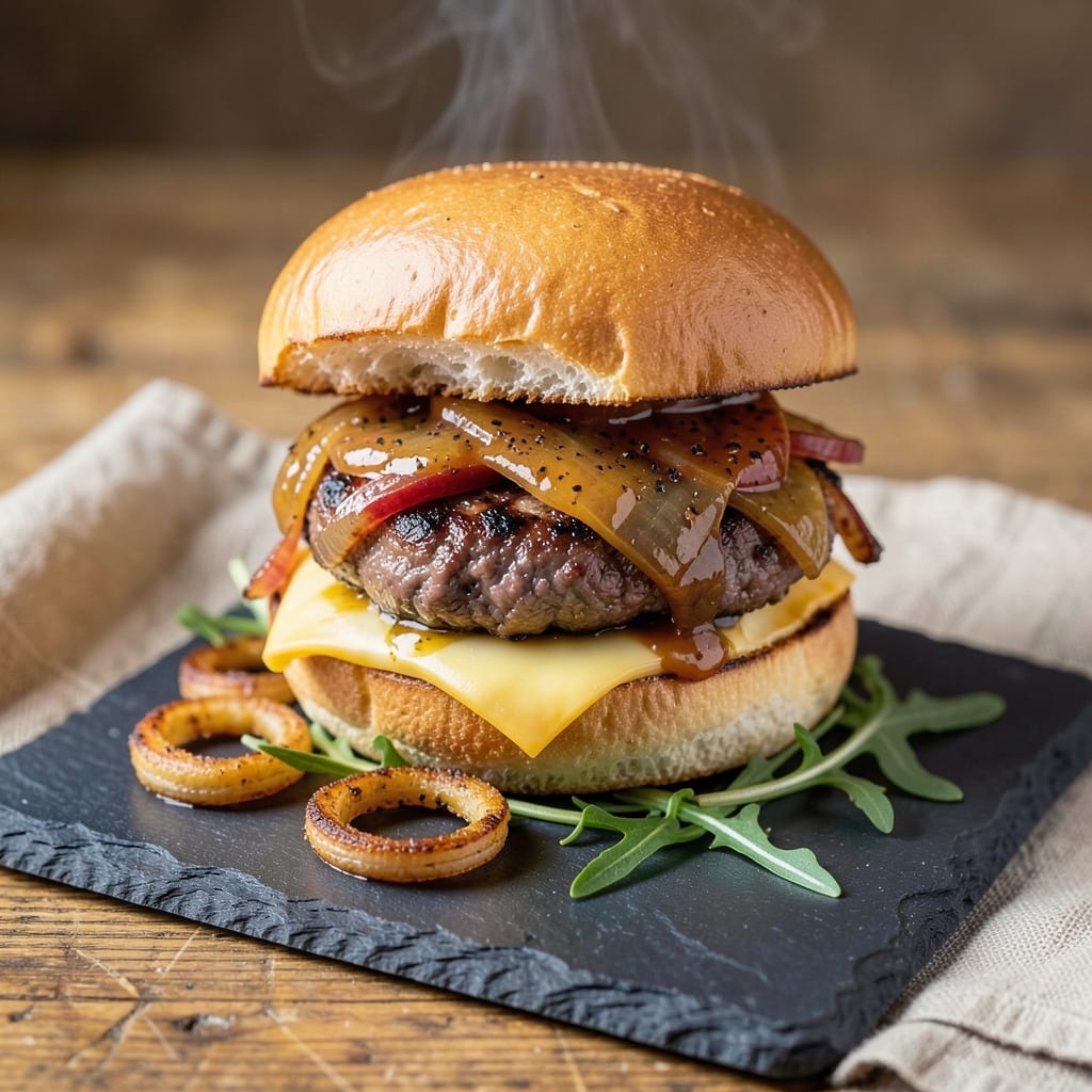 BBQ Beef Burger Recipe: Juicy Smash Technique for Maximum Flavor