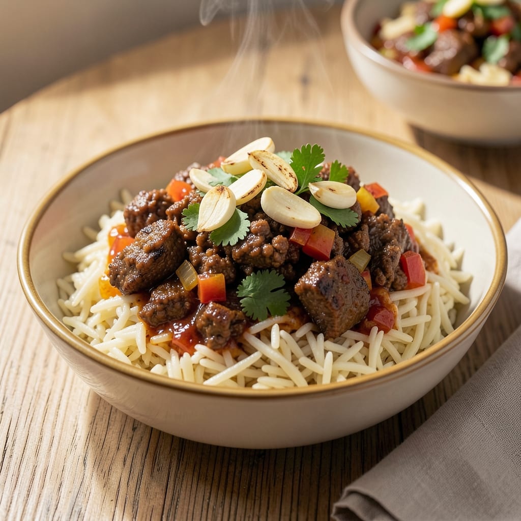 Basmati Rice and Ground Beef Recipe: One-Pot Fragrant Spice Fusion