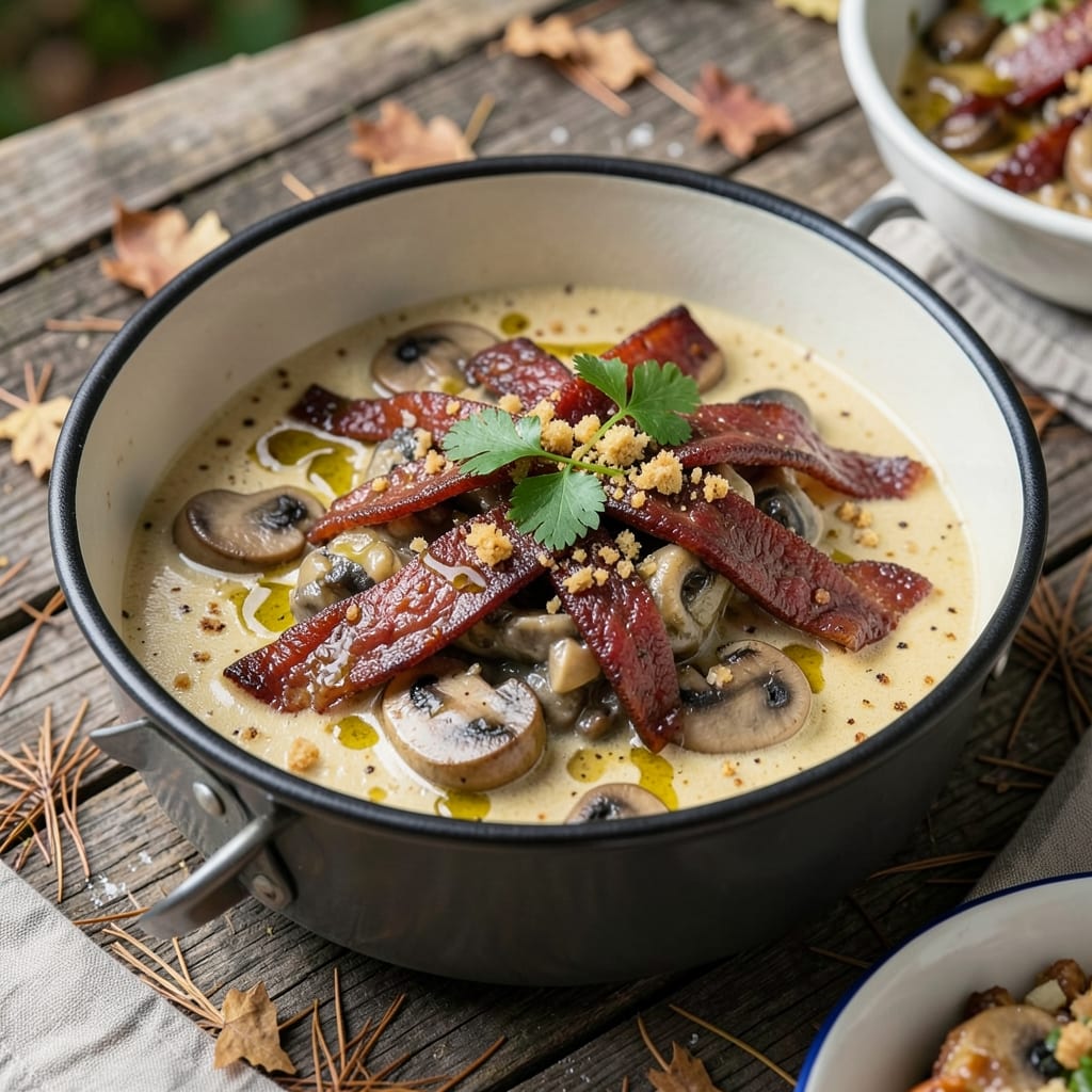Backpacking Beef Stroganoff Recipe: One-Pot Creamy Mushroom Magic