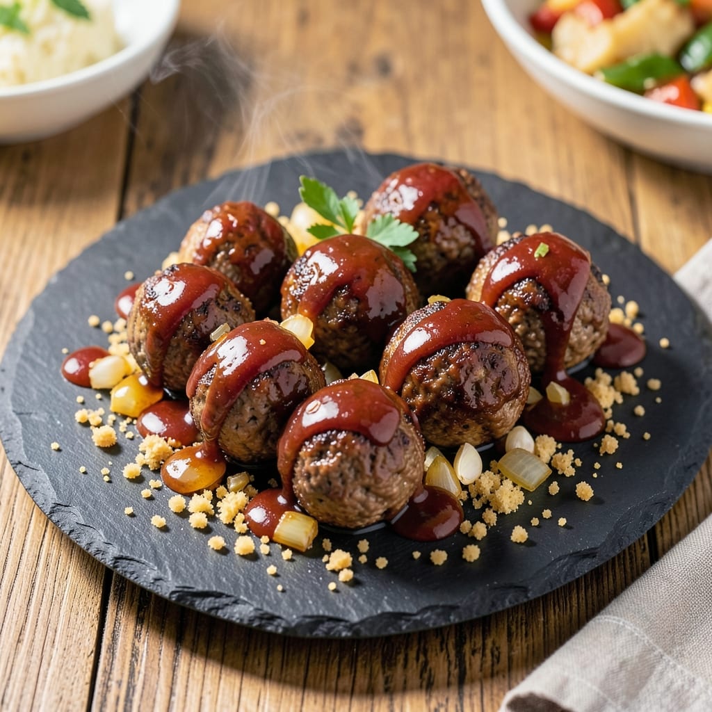BBQ Beef Meatballs Recipe: Smoky-Sweet Grillhouse Bites in 30 Minutes